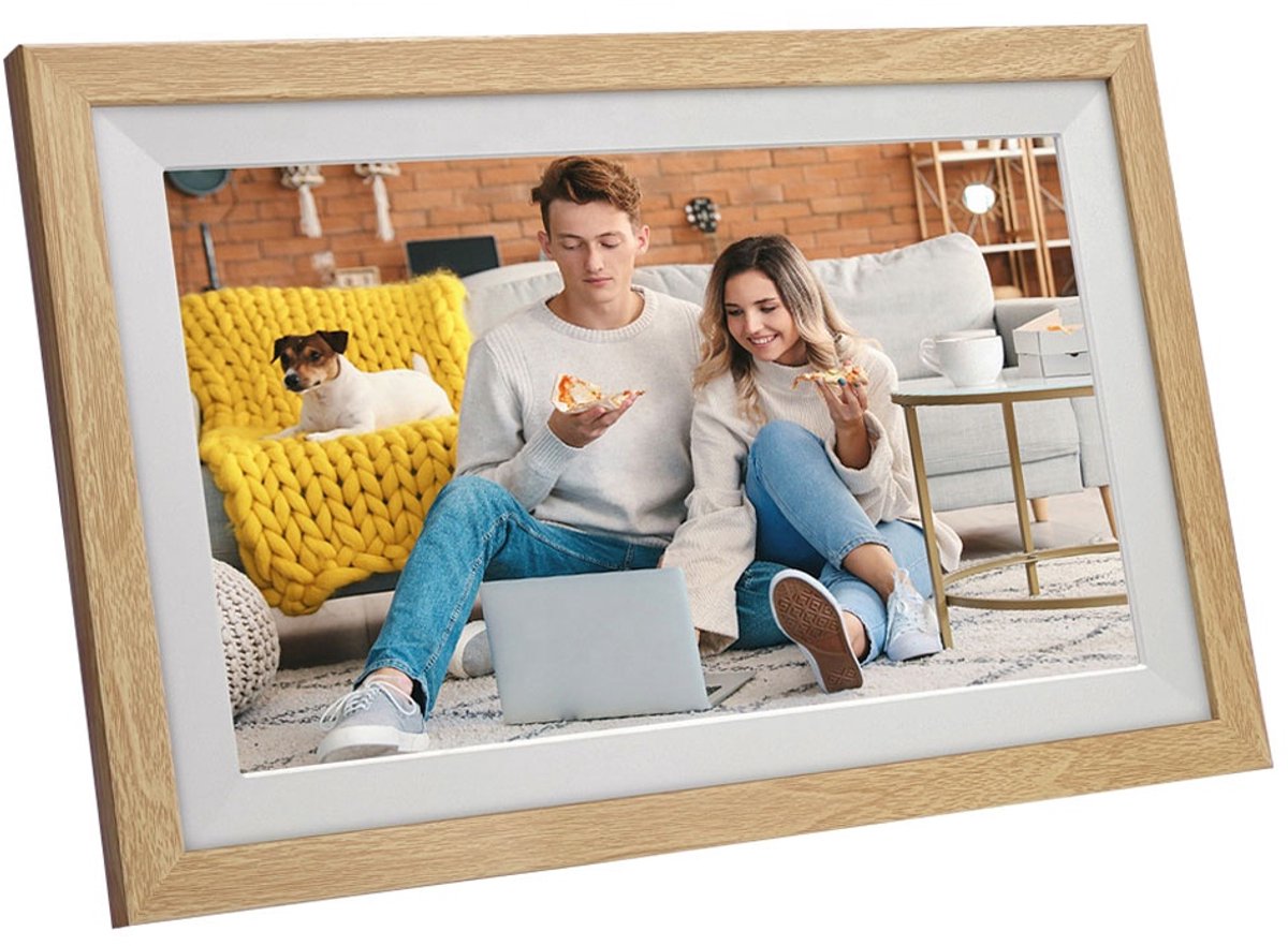 Digitale Fotolijst met WiFi en Frameo App- Samigo - 15.6 - Digitale - €149,99