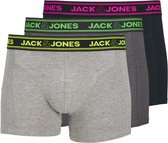 JACK&JONES ADDITIONALS JACETHAN SOLID TRUNKS 3 PACK SN Caleçons pour Hommes - Taille M