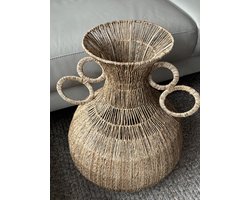 Jute | Zeegras | Vaas | Pot | Bloempot | Woonaccessoires | Woonaccessoire | Slaapkamer | Woonkamer | Decoratie | Deco | Decoratief | Inrichting | Handgemaakt | Huis | Kamer | Naturel | Ibiza | Jinthe | Wonen | Interieur | Landelijk | Stijl | Mooi
