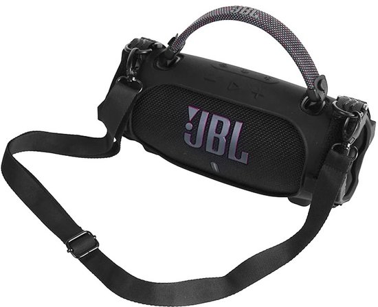 Beschermhoes geschikt voor JBL Charge 6 Bluetooth Speaker - Inclusief Draagriem - Rood - Schokbestendig - Krasbestendig - Siliconen - Hoesje - Case - Bescherming van Merkloos — afbeelding 2