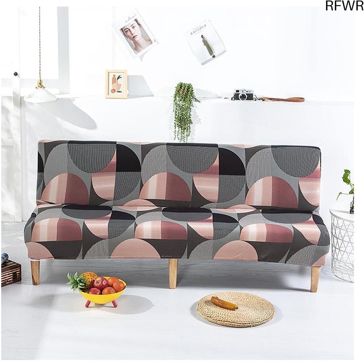 RFWR® Armloze Bankhoes voor Slaapbanken en Futons - Beschermhoes voor Meubels