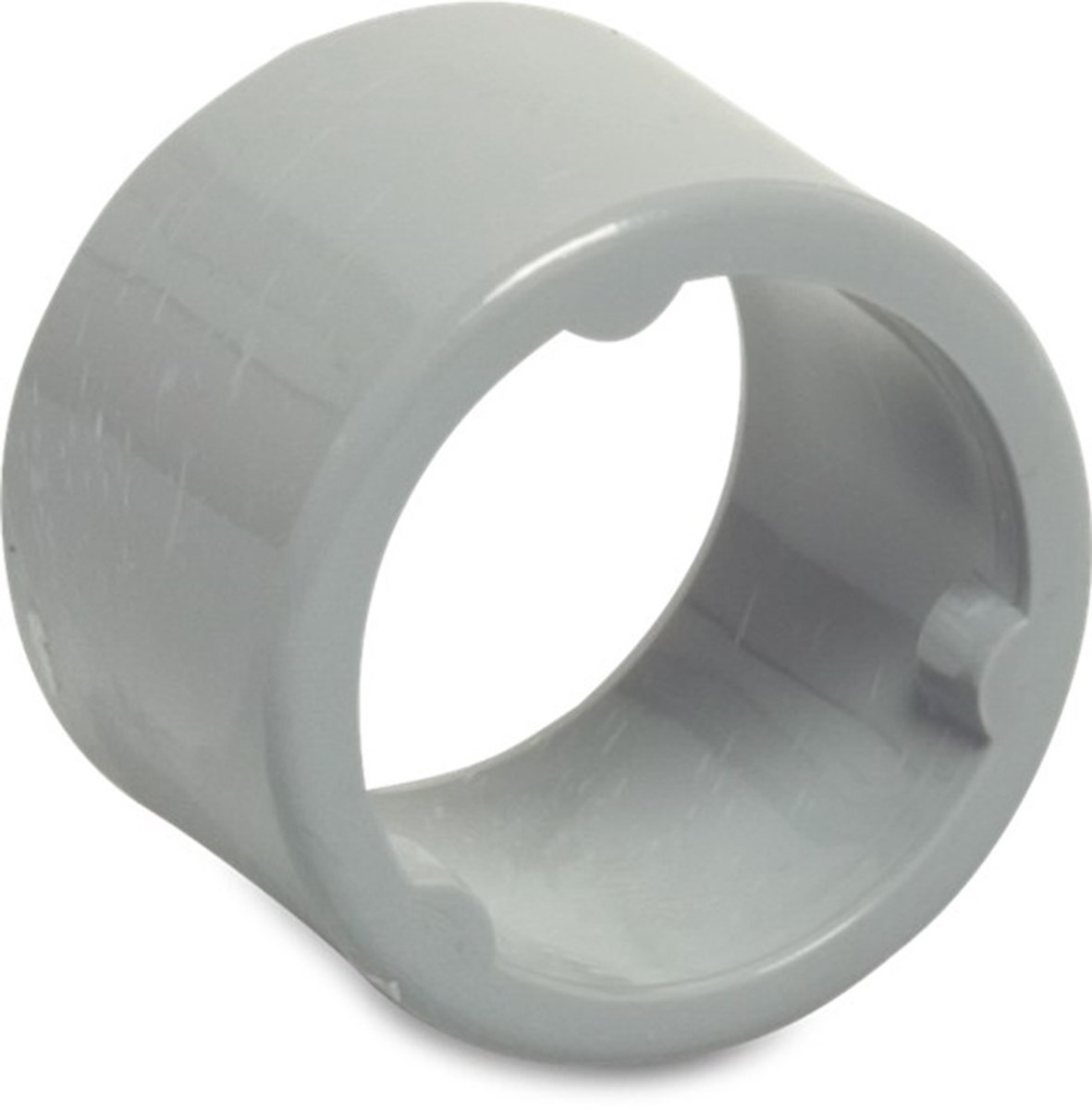 Verloopring PVC-U 32 x 50 mm – Lijmmof x Spie Grijs KOMO