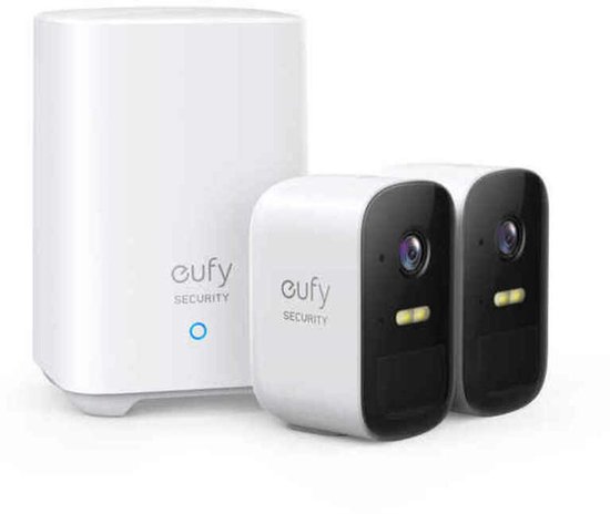 Eufy Cam 2C Draadloze Beveiligingsset - Inclusief Homebase2 en 2 Camera's - Wit van Eufy — afbeelding 2