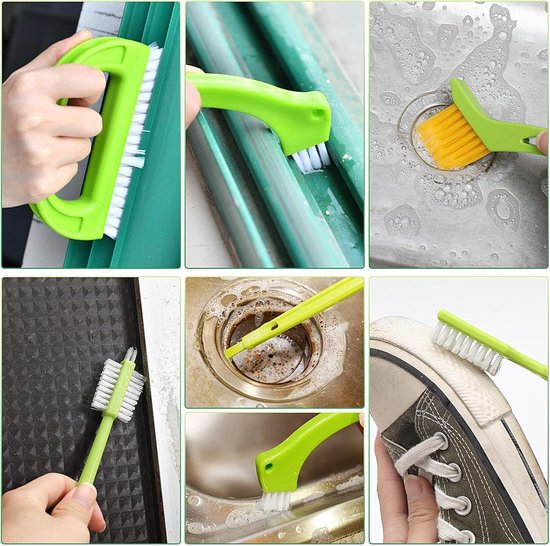 RFWR® 5-in-1 Voegenreiniger Set voor Badkamer, Keuken en Huishoudelijke Taken - Inclusief Ergonomische Borstels voor Grondige Reiniging van Tegels en Hoeken van RFWR — afbeelding 5