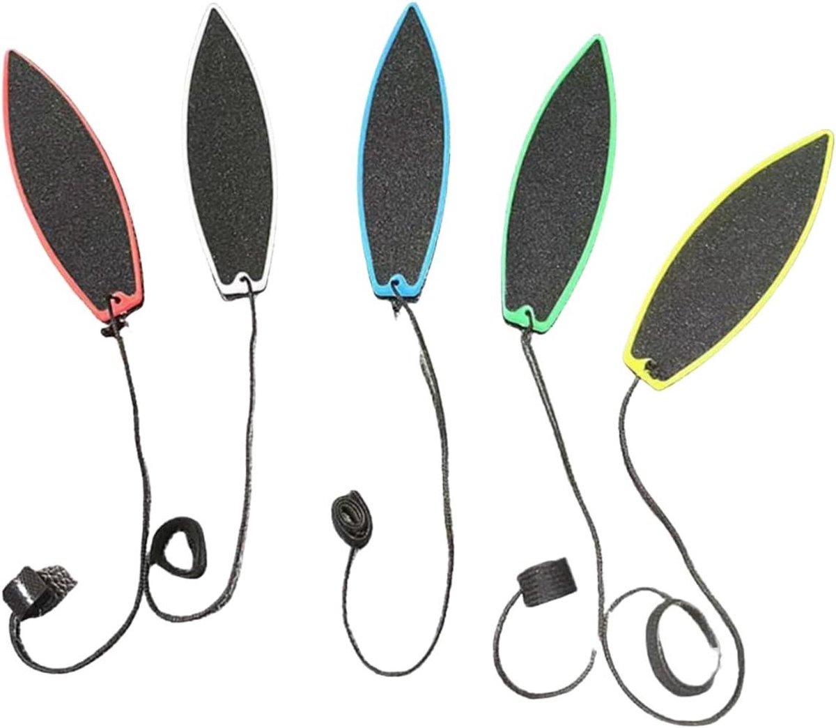 Allecto Plus - Set van 5 mini surfboard vingerboards voor vingertips - Vingerboard speelgoed met mini vingerboards - Miniatuurspeelgoed