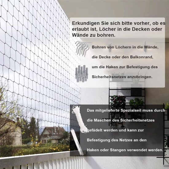 Kattenladder, kattentrap voor balkon, trap, 4,8 m, zonder bevestiging