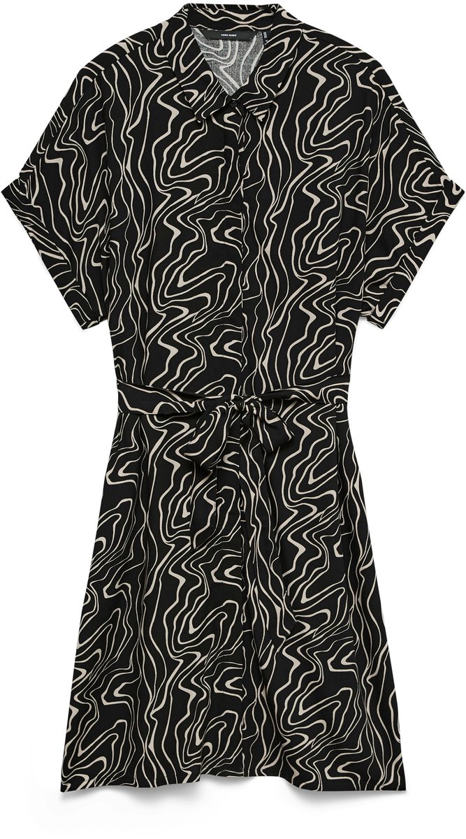 VERO MODA - VMEASY JOY S/S SHIRT DRESS WVN GA - Dames - Mini jurken