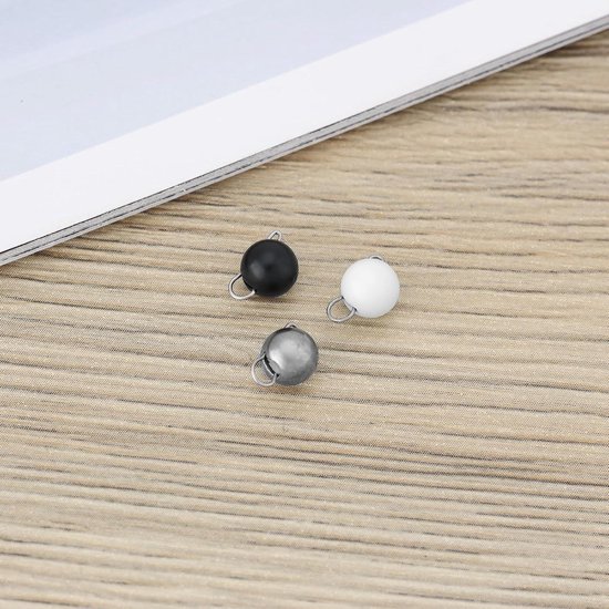 Store_8 - Tungsten Cheburashka Visgewichten - 12 Stuks - Perfect voor Zoet- en Zoutwatervissen - Glow, Zwart, Zilver - Karper, Bas, Kabeljauw van Merkloos — afbeelding 2