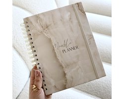 Marble Planner Umberstone Ongedateerde Agenda - To Do Planner voor Dag / Week / Maand - Hardcover Dagplanner met Weekoverzicht Ongedateerd Weekplanner met Spiraalbinding - Maandplanner voor School & Werk - Schoolplanner met Notitiepagina - Organizer