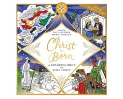 Dover Adult Coloring Books- Christ Is Born: A Coloring Book with Bible Verses