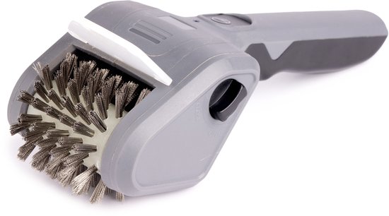 Brosse électrique BBQ QLT – 4 V – Sans fil – Avec batterie 1 300 mAh – Pour un nettoyage en profondeur du barbecue