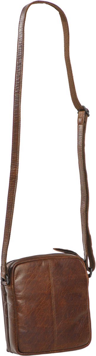 Daniel Ray Kempsey Leren Schoudertas / Crossbodytas - Cognac