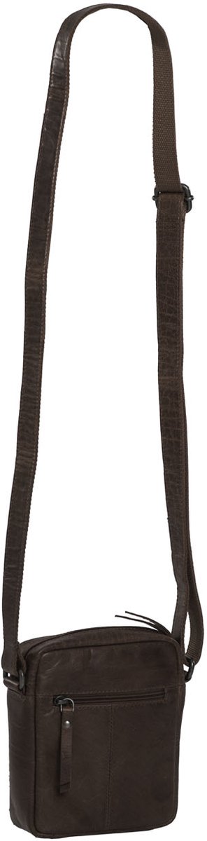 Daniel Ray Port Hedland Leren Schoudertas / Crossbodytas - Donkerbruin