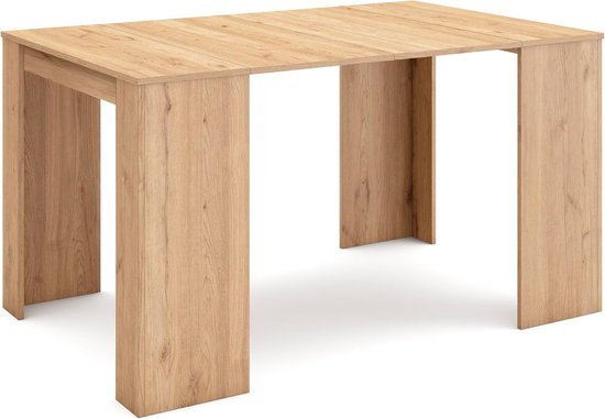 Kaptafel - consoletafel - 80 x 45 cm - wit - bijzettafel