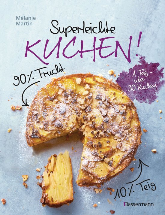 Superleichte Kuchen! 90% Frucht, 10% Teig. Über 30 einfache ... - cover
