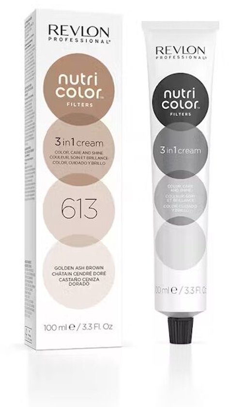 Revlon - Nutri Color Filters - 613 Golden Ash Brown - 100ml | bol