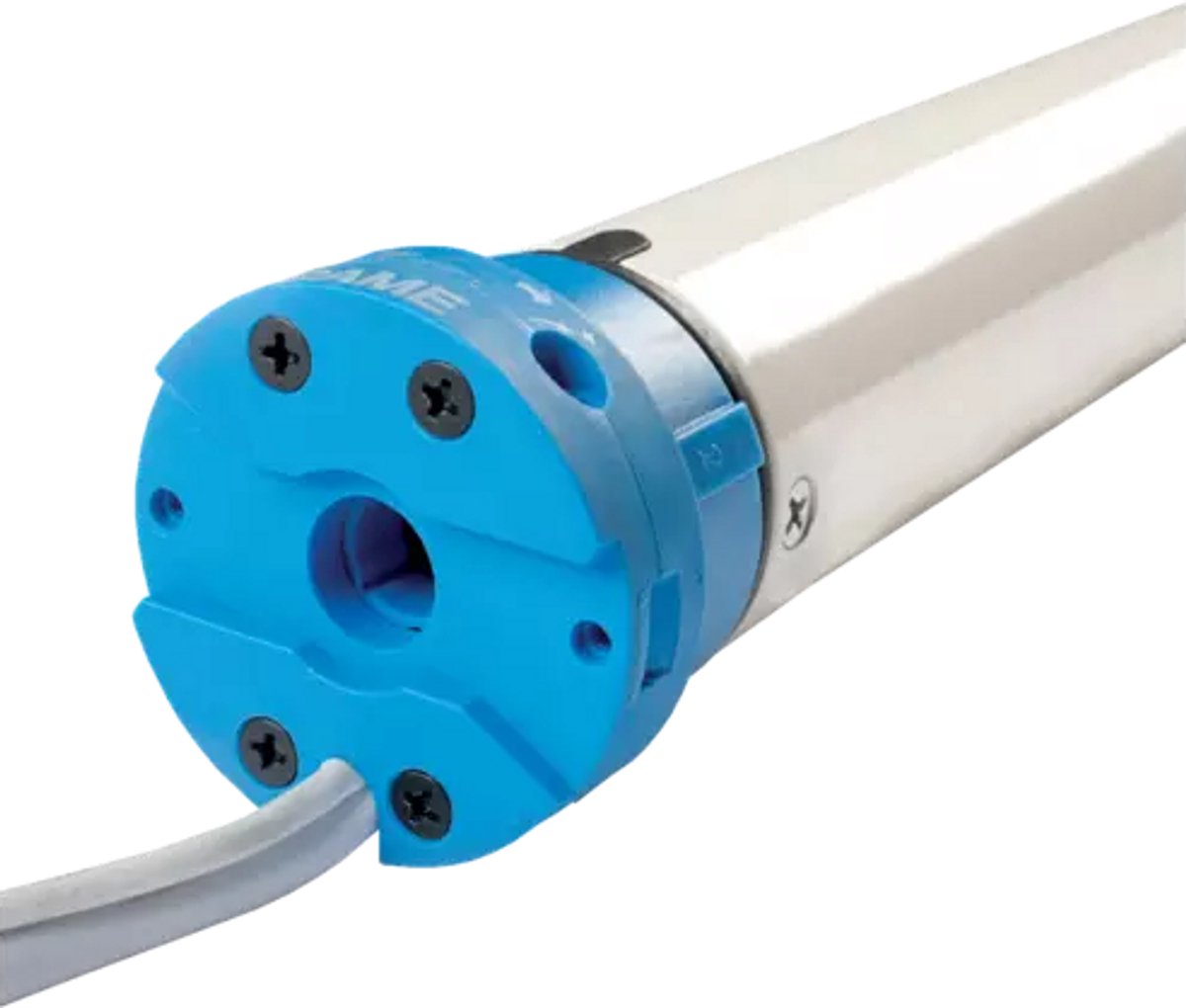 CAME Mondrian R5 230 V AC buismotor met mechanische eindschakelaar en ingebouwde 433,92 MHz radio-ontvanger, maximaal koppel 30 Nm, voor de automatisering van rolluiken, schermen en zonweringen tot 55 kg