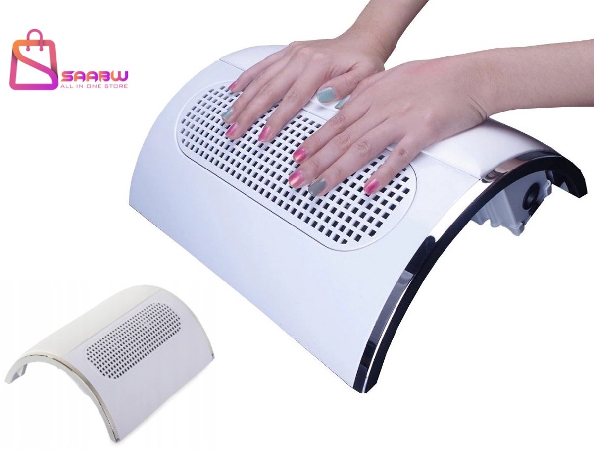 Manicure Stofafzuiger – 40W – 3 Krachtige Ventilatoren – Inclusief 2 Stofzakken – Ergonomisch & Stil – manicuresets - 23397