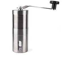 Koffiemolen - Handmatige Koffiemolen - Handmatige Koffiemolen Bonenmaler Met Verstelbare Standen - Koffiebonen Maler - Pro Koffiemolen - Koffiemolens Voor Bonen - Roestvrijstaal - Handmatig - Zilver