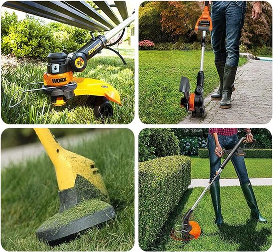 Spoellijnafdekking - 4 stuks - geschikt voor Worx 20V WG157E.9 / WG163E / WG163E.9 / WG173E.9 bosmaaiers en trimmers (4 afdekkingen) van Merkloos	 — afbeelding 2