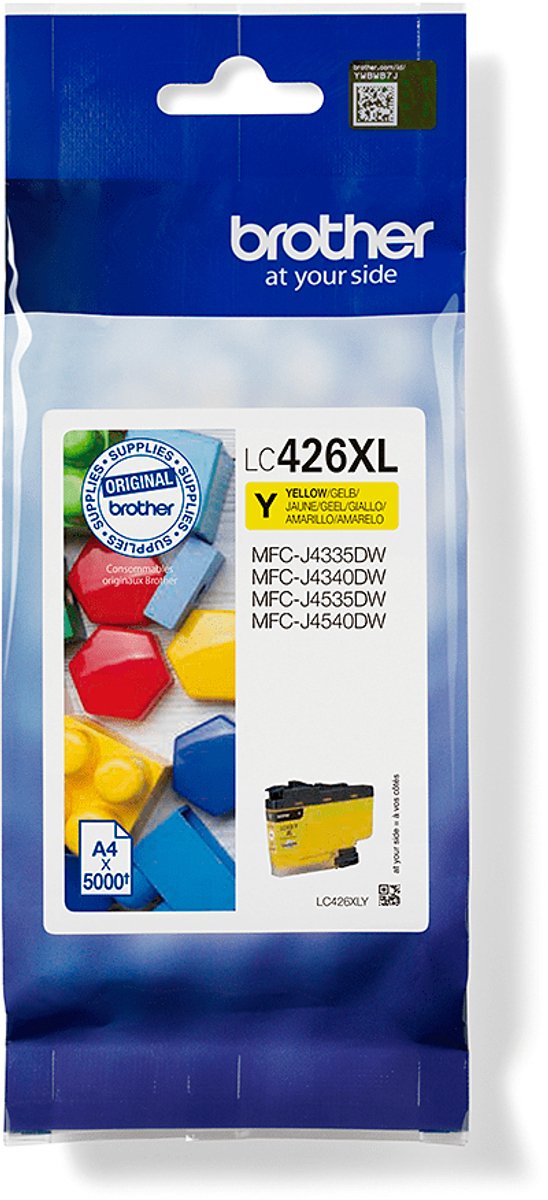 Compatibele inktcartridge Brother ‎LC426XLY Geel