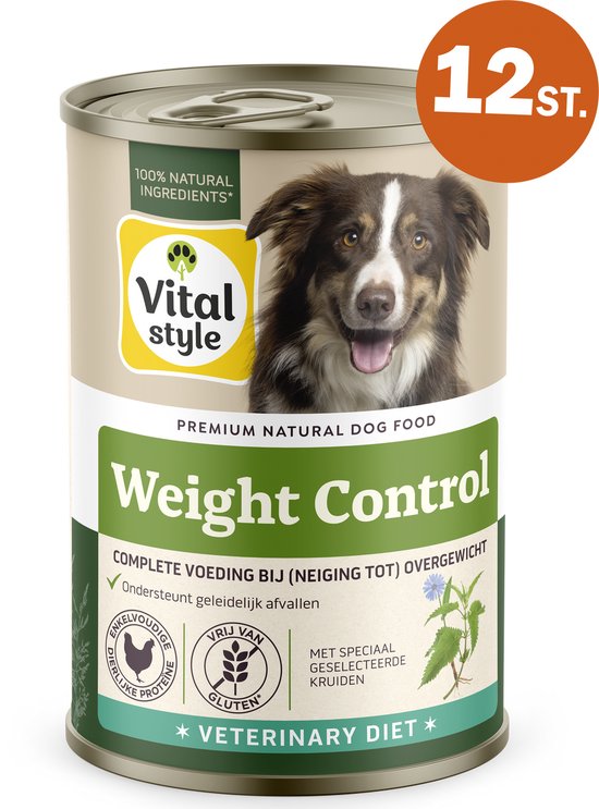 VITALstyle OVERGEWICHT - Natvoer - 400 g - 12 stuks