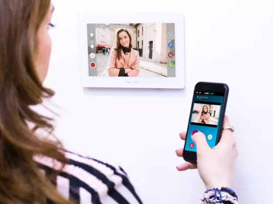 CAME Handsfree videofoon full-touch voor systeem X1, 7˝ TFTdisplay touchscreen, voorzien van Wi-Fi en grafische gebruikersinterface, Kleur Wit van Merkloos — afbeelding 4