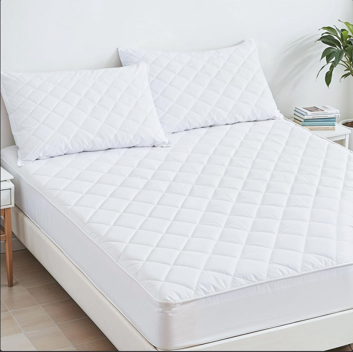 Hypoallergene Gewatteerde Kingsize Matrasbeschermer - Extra Diep 150 x 200 cm