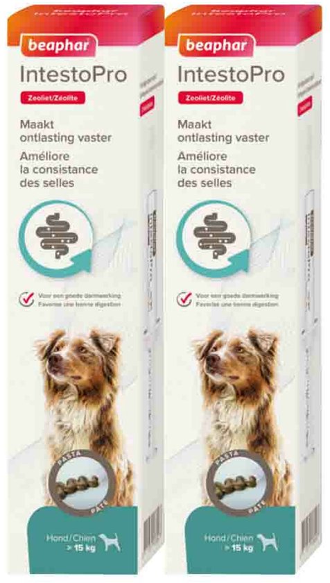 Beaphar IntestoPro Pasta Hond vanaf 15 kg - 2 x 20 ml - Voordeelverpakking