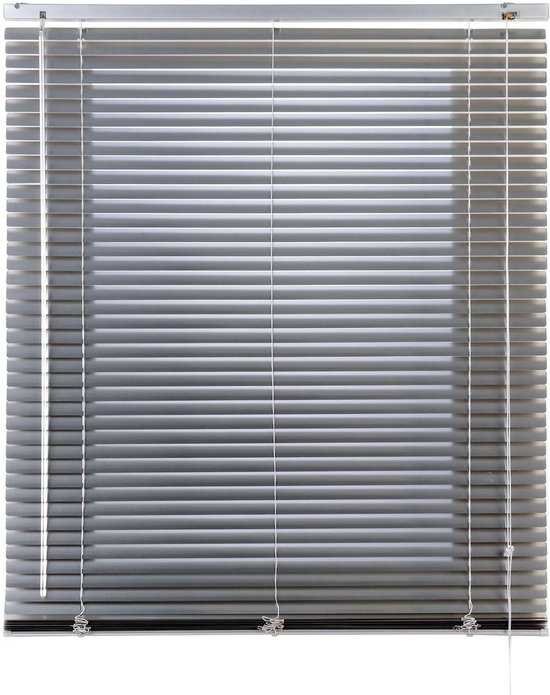 Storesdeco - Aluminium Jaloezieën met Koord Grijs 90x250