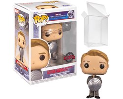 Funko Pop! Marvel Studios: Captain America - Captain America with prototype shield Exclusive #999