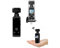 DrPhone ActionX Pro – True 4K – Compacte Waterdichte Sport & Actiecamera – 270° Draaibaar LCD – WiFi – Actioncam