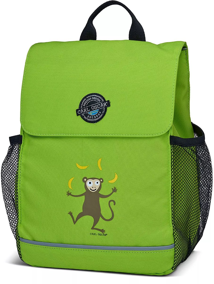Carl Oscar Pack n’ Snack rugzak - 30x21x12 cm (8 L) - polyester - limoen / aap