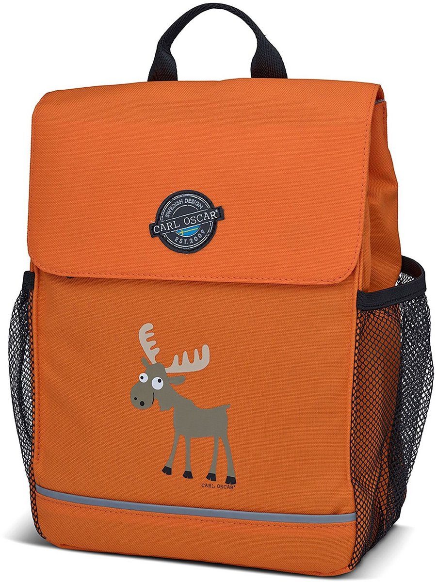 Carl Oscar Pack n’ Snack rugzak - 30x21x12 cm (8 L) - polyester - oranje / eland