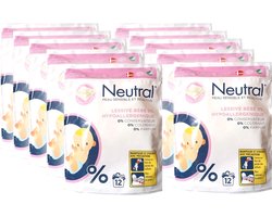 Neutral Baby Wascapsules - 10 x 12 Pods - Hypoallergeen - 120 wasbeurten