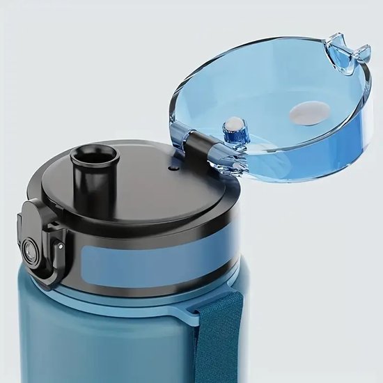 Ombre-lens Randloze zonnebril met glazen ketting van OM — afbeelding 5