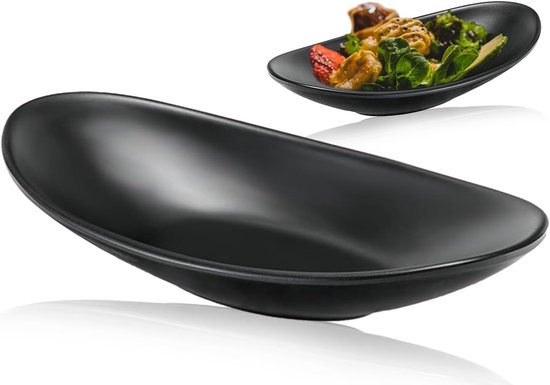 Plateau à bijoux ovale - Clés - Montres - Bracelets - Pièces de monnaie - Salle de bain - Cosmétiques - Coupe à fruits - Kom décorative (21 x 11 x 4,3 cm)