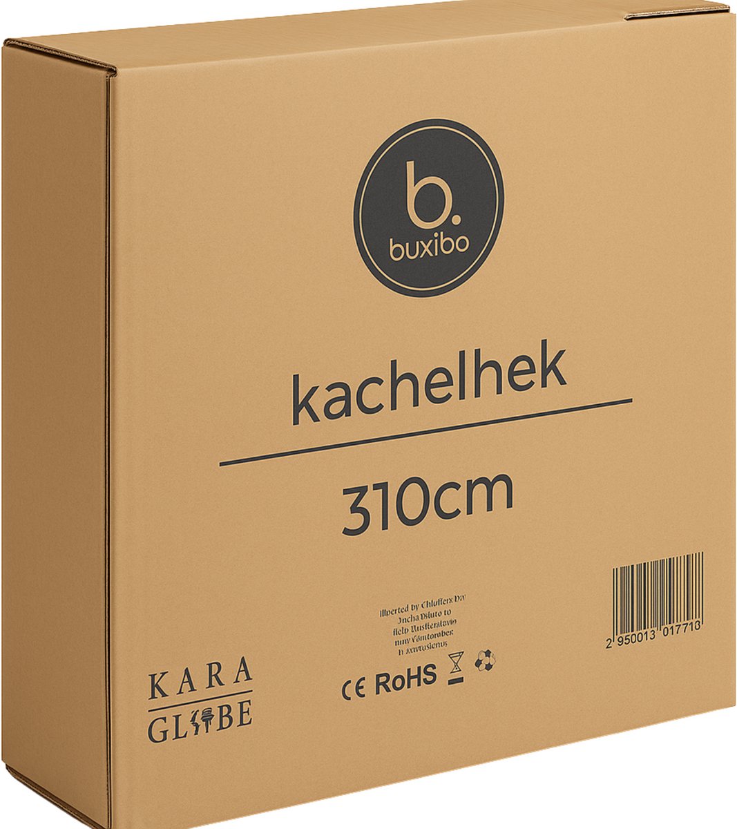 Buxibo Veiligheidshekje voor Kinderen - Openhaard hek- Multifuctioneel hek - Kachelhek - 310CM - 7.5 KG – foto 3