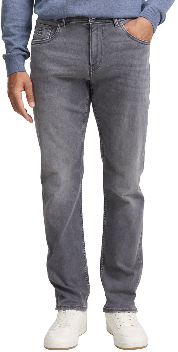 Tom Tailor Heren Jeans Broeken regular/straight Fit Grijs 28W / 32L Volwassenen