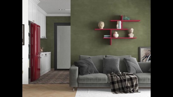 Hocuspicus® Set van 2 Zwevende Wandplanken – Moderne Wandrekken voor Woonkamer, Kantoor of Slaapkamer – Boekenplank & Organizer voor Accessoires – Wandmontage – Wit