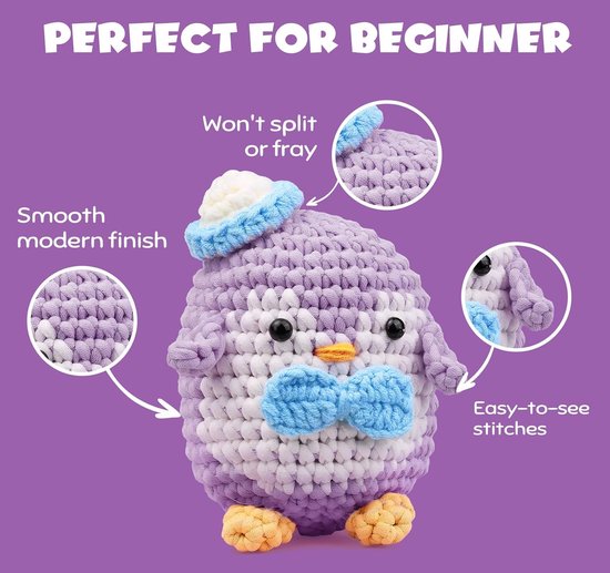 How to crochet with fluffy yarn - DIY Fluffies Amigurumi crochet and Toy sewing patterns