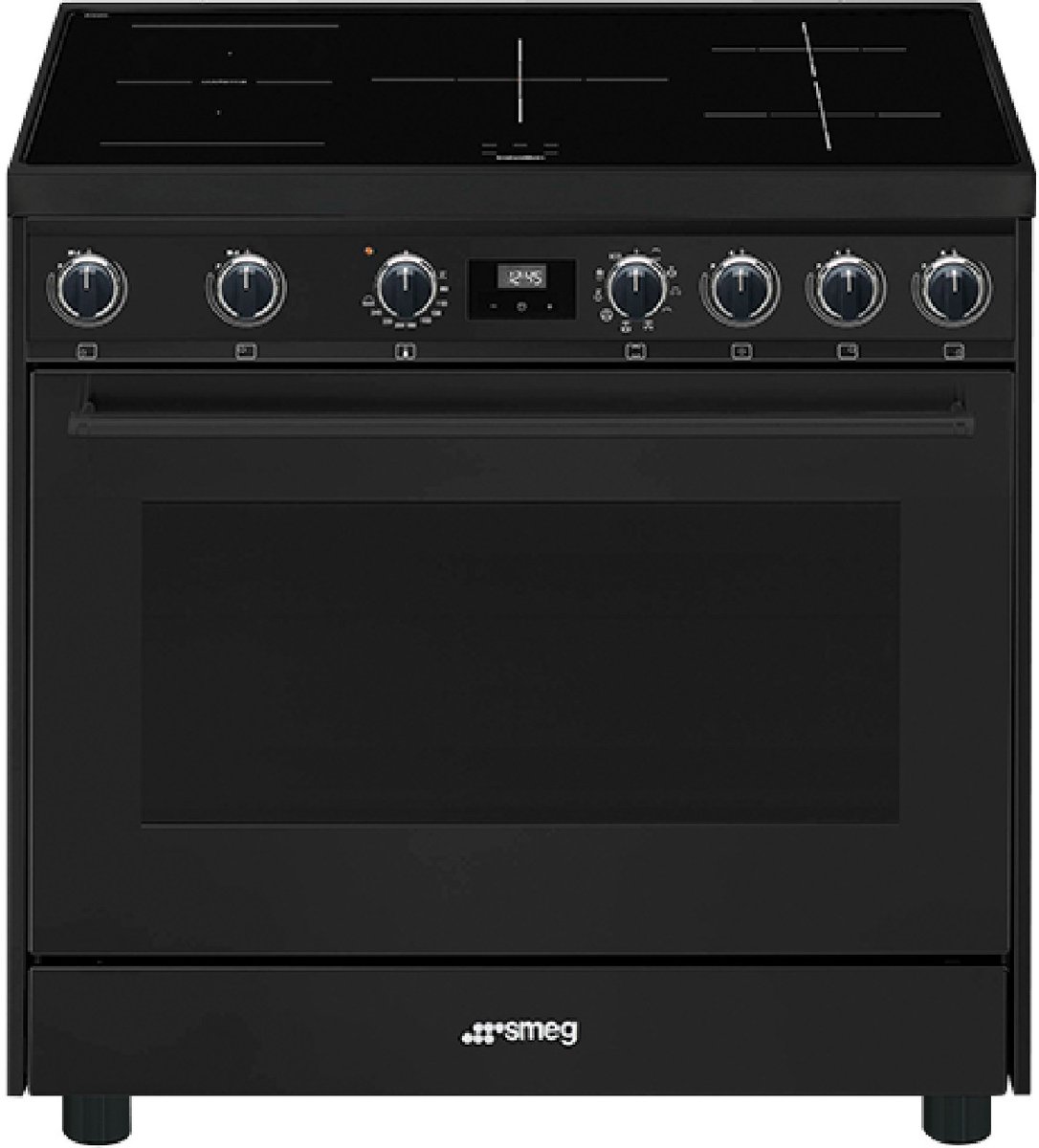 Smeg C91IEA9 Inductie fornuis Antraciet