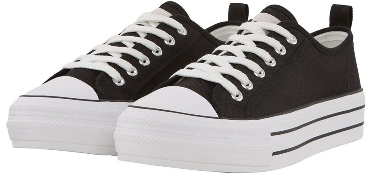 Tom Tailor - Trainers met platform - Maat 37 - black