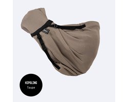 ByKay Hipsling - baby draagzak heup - ergonomisch - tot 15kg - buik en heup - taupe
