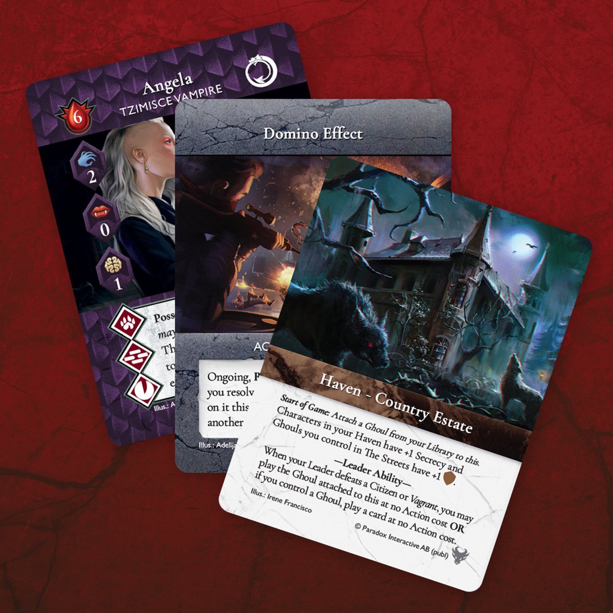 Vampire the Masquerade Rivals Expandable Card Game - The Dragon & The Rogue - Expansion