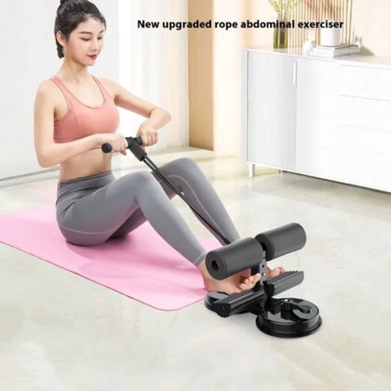 Buikspiertrainer met Weerstandsband – Sit-up Hulp & Bekkenspiertrainer – Fitnessapparaat voor Thuis Workouts, Spieropbouw, Afslanken & Core Versterking