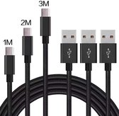 Type C USB/ C-Type / USB C type / C Type USB/ Datakabel Extra lang 3 meter / Oplaadkabel / Oplaad Kabel voor Samsung