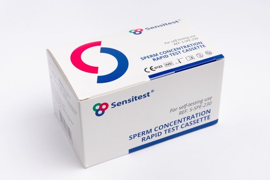 Sperma Concentratie Sneltest – Zelftest voor Vruchtbaarheid – Binnen 15 minuten resultaat – Eenvoudig thuis uit te voeren – 1 stuk
