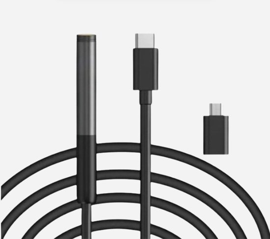 Caméra d'inspection endoscopique 3 en 1, Mini caméra d'inspection Micro USB/ Type-C pour iOS iPhone, Endoscope étanche pour Pipeline
