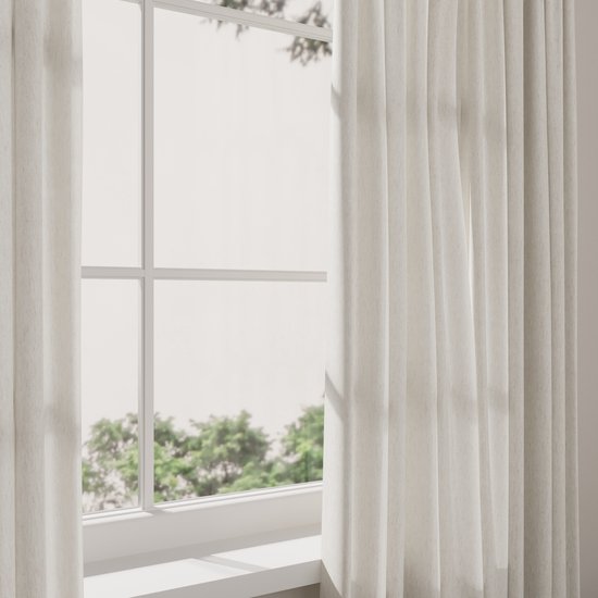 Tringles à rideaux électriques Radeco® - Peut être accroché des deux côtés - Tringle à rideaux Smart home - longueur 140 cm